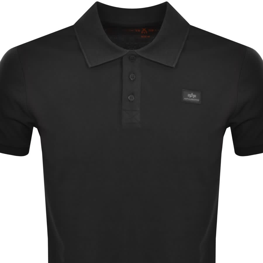 Alpha Industries X Fit Short Sleeve Polo Black S Man